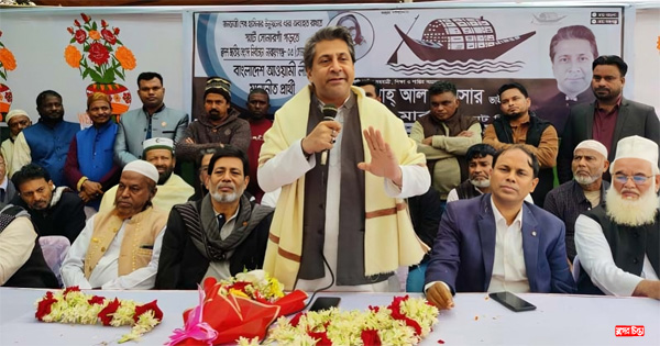 সোনারগাঁয়ে নৌকার পক্ষে শম্ভুপুরা &nbsp;ইউনিয়নে গণসংযোগ ও পথসভা