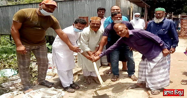 গোগনগর ২নং ওয়ার্ডে ড্রেনেজ কাজের উদ্ধোধন