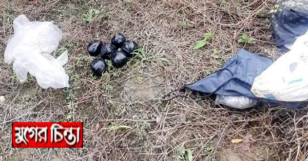 কবরস্থান থেকে ৬টি বোমা উদ্ধার