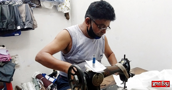 ঈদে দর্জিপাড়ায় ভীড়, তবে মজুরি কম কারিগরদের
