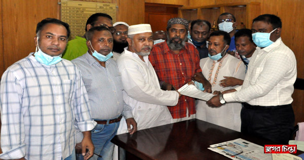 করোনা রোধে&nbsp;সুচিকিৎসার দাবিতে সিভিল সার্জনকে বিএনপির স্মারক লিপি