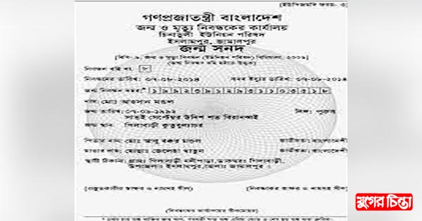 জন্ম নিবন্ধন বিড়ম্বনায় প্রবল&nbsp;ভোগান্তিতে সেবা প্রত্যাশীরা