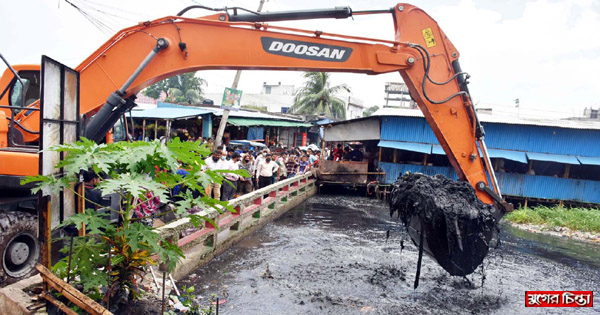 ফতুল্লার কালিয়ানি খাল খনন করছে &lsquo;নাসিক&rsquo;