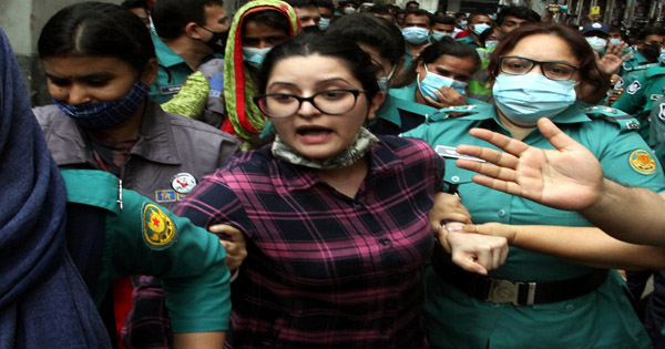 দুই দফা রিমান্ড শেষে কারাগারে পরীমনি