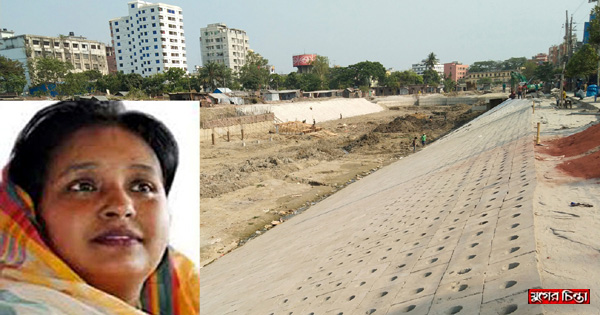 শেষ পর্যায়ে শহরের জল্লারপাড়া লেকের নির্মাণ কাজ