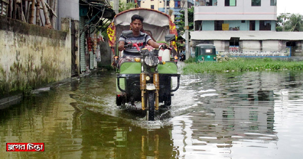 আবারও জলাবদ্ধতার ভোগান্তিতে ডিএনডিবাসী