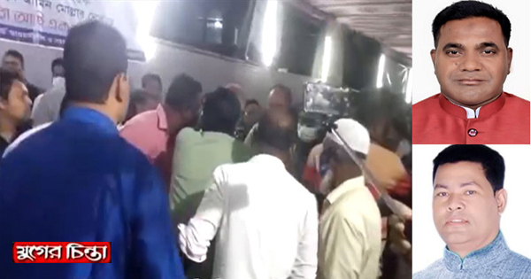 কর্মীসভায়&nbsp;রুহুলের নাম&nbsp;ঘোষণা করায় দুই গ্রুপের উত্তেজনা
