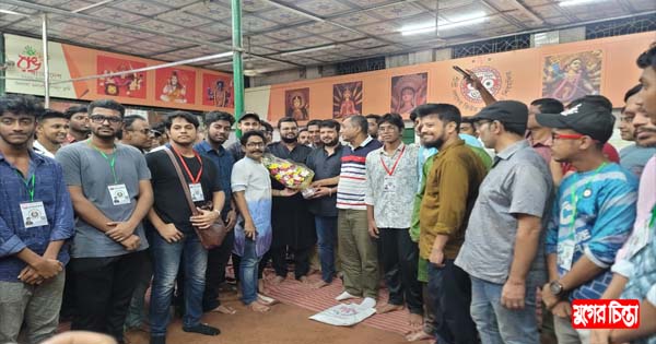 জন্মাষ্টমীর শোভাযাত্রায় নিরাপত্তার আস্থা প্রদান এস. আলম রাজীবের