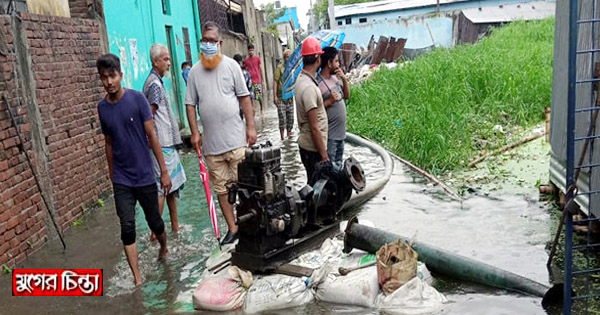 লালপুরে পাম্প দিলো সেনাবাহিনী