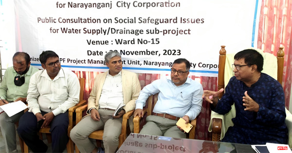 নতুন পাইপ লাইনে যেনো অবৈধ সংযোগের সুযোগ না থাকে : কাউন্সিলর অসিত