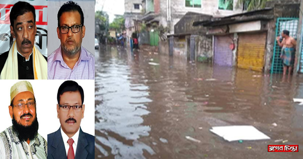 এনায়েতনগর-ফতুল্লা-কুতুবপুরে জলজটে নাকাল মানুষ