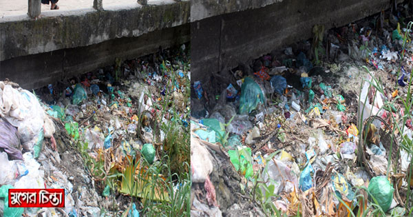 কুতুবপুরে নেই ময়লার ডাম্পিং পয়েন্ট
