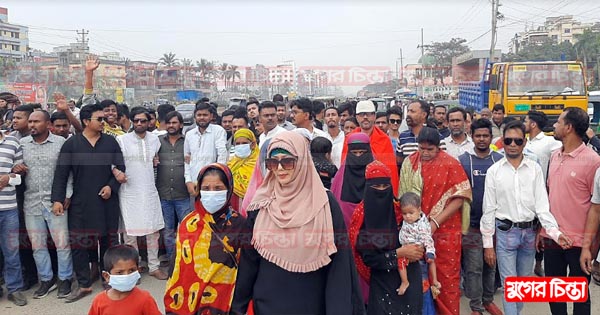 জাকির খানের নিঃশর্ত মুক্তির দাবিতে বিক্ষোভ মিছিল