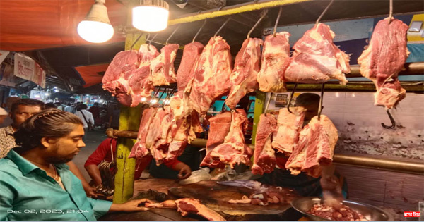 মনিটরিংয়ের অভাবে না.গঞ্জে কমেনি গরুর মাংসের দাম