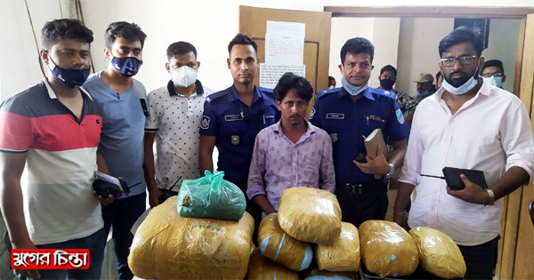 ২৫ কেজি গাঁজাসহ গ্রেফতার ১