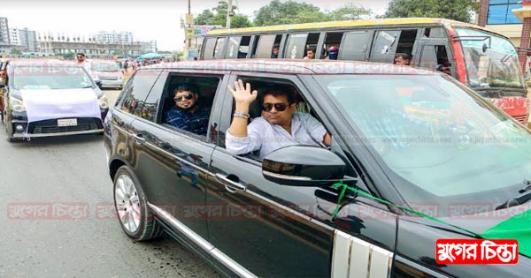 নারায়ণগঞ্জে আজমেরী ওসমানের নেতৃত্বে অবরোধবিরোধী শান্তি শোভাযাত্রা