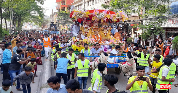 নারায়ণগঞ্জে উল্টো রথযাত্রা মহোৎসব পালিত &nbsp;