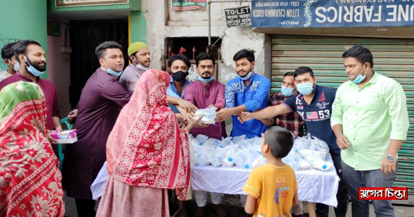 অয়ন ওসমানের পক্ষে ১৪নং ওয়ার্ড ছাত্রলীগের ইফতার ও মাস্ক বিতরণ