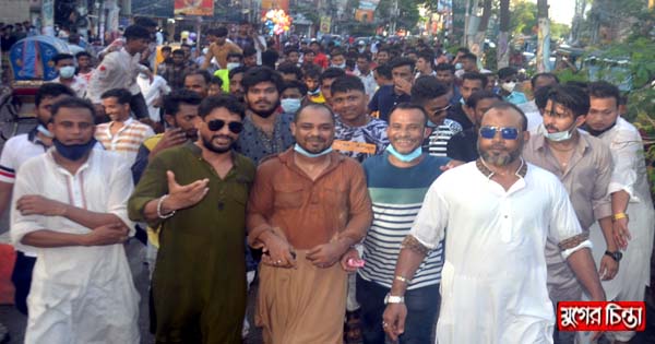 নাসিম ওসমানের নামে সেতু নামকরণে দূরপাল্লা পরিবহনের আনন্দ মিছিল