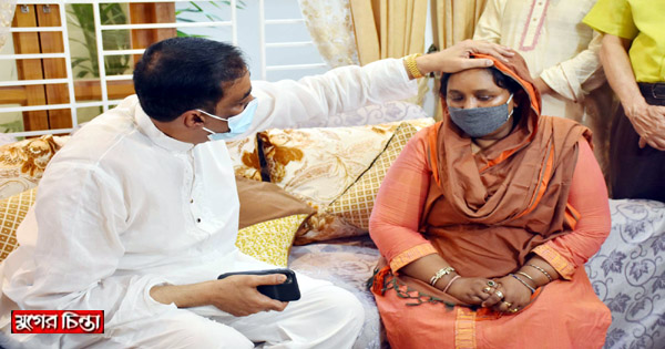 সমবেদনা জানাতে ছোট বোন আইভীর বাসায় বড় ভাই শামীম ওসমান
