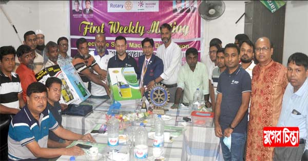 রোটারী ক্লাব অব নারায়ণগঞ্জ শীতলক্ষ্যার নতুন বছরের প্রথম সভা