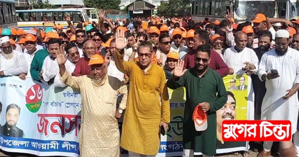জনসভায় সোনারগাঁ উপজেলা আওয়ামীলীগের ১০ হাজার নেতাকর্মীর যোগদান &nbsp;