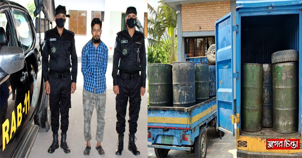 তিন হাজার লিটার চোরাই ডিজেলসহ আটক ১