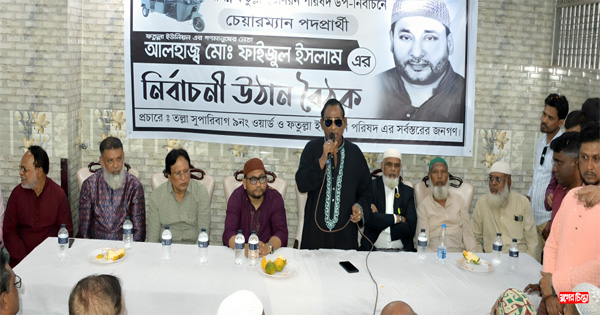 ফাইজুল চেয়ারম্যান হলে এলাকার অনেক উন্নয়ন করবে : ওয়ালী মাহমুদ