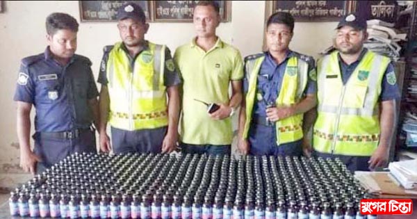 কাঁচপুর হাইওয়ে পুলিশের চৌকস অভিযানে ৫২৩ বোতল ফেন্সিডিল উদ্ধার