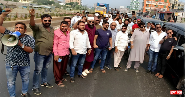 অবরোধ প্রতিরোধে আজমীর ওসমানের মোটর শোভাযাত্রা ও শান্তি মিছিল