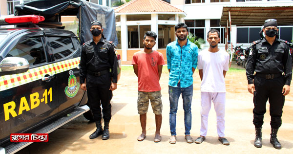 র&zwnj;্যাবের অভিযানে ৩ মাদক ব্যবসায়ী গ্রেফতার