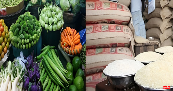 শাক-সবজিতে কিছুটা স্বস্তি বেড়েছে চালের দাম