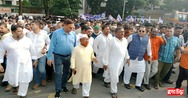 শওকত আলীর নেতৃত্বে ঢাকায় বিপুল নেতাকর্মীদের উপস্থিতি