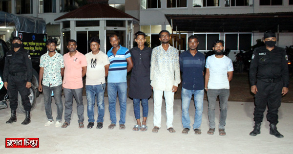 র&zwnj;্যাবের অভিযানে ৮ চাঁদাবাজ গ্রেফতার