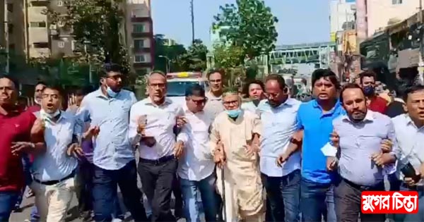 রিজভীর নেতৃত্বে ঢাকায় দ্বিতীয় দফা বিক্ষোভ মিছিল