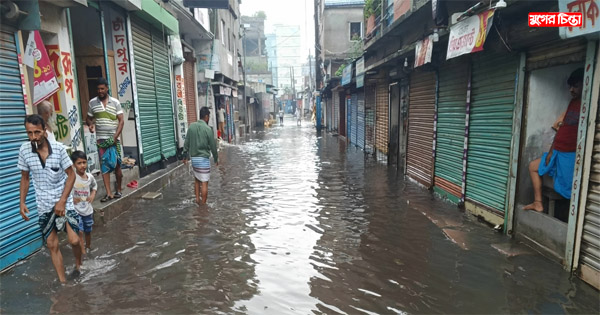 কুতুবপুরে বাড়ছে জলাবদ্ধতার অভিশাপ, বিপর্যস্ত জনজীবন