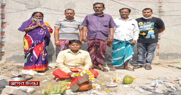 গোয়ালপাড়া শ্রীশ্রী দুর্গা মন্দিরে পুনর্নির্মাণ কাজের উদ্বোধন