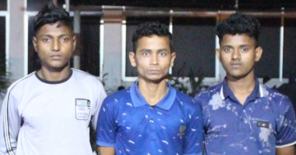 লঞ্চঘাটে গাঁজা-ফেন্সিডিলসহ তিন &nbsp;মাদক ব্যবসায়ী গ্রেফতার