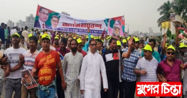 জনসমাবেশে মামুন মাহমুদের বিশাল শোডাউন
