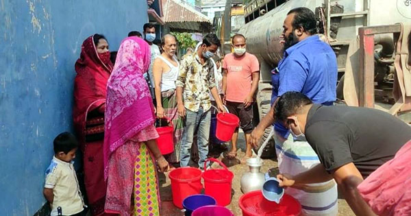 পানি সংকটে ওয়ার্ডবাসীর পাশে&nbsp; কাউন্সিলর শাওন অঙ্কন