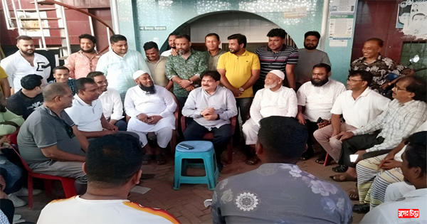 এমপি খোকার নেতৃত্বে সোনারগাঁয়ে অবস্থান কর্মসূচি