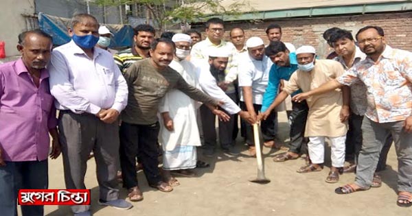 ১৫নং ওয়ার্ডে খেলার মাঠ ও সৌন্দর্য বর্ধন কাজের উদ্বোধন