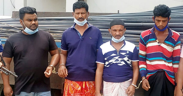 ডিএনডি প্রকল্পের রড লুট, ৪ ডাকাত গ্রেফতার