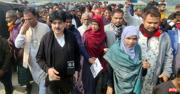 প্রচারণার শেষ দিনেও লাঙ্গলের গণসংযোগে ব্যাপক সাড়া