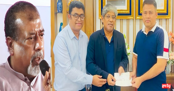 শহরকে যানজট মুক্ত রাখতে পুলিশকে সেলিম ওসমানের ৪৫ লাখ টাকা অনুদান