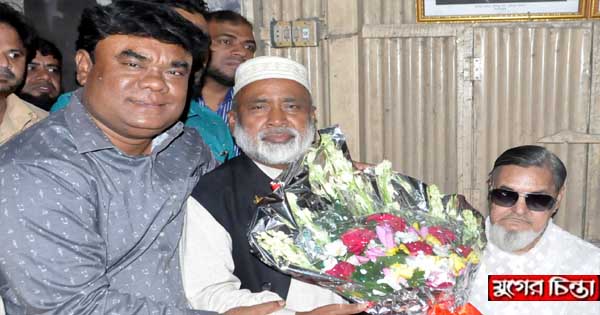 বাদল-শওকতকে চেয়ারম্যান  প্রার্থী  মজিবুর রহমানের শুভেচ্ছা