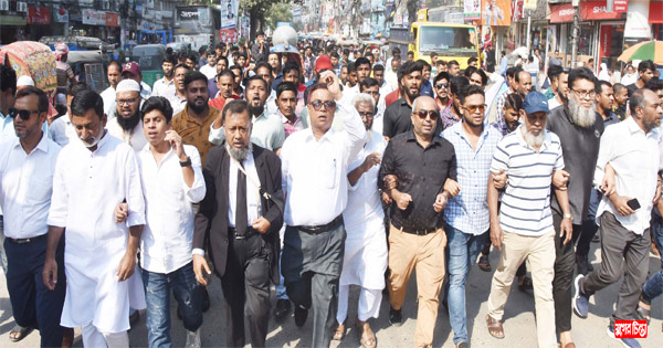 আ.লীগের কর্মীদের সুখে থাকলে ভূতে কিলায় : এড. সাখাওয়াত  &nbsp;