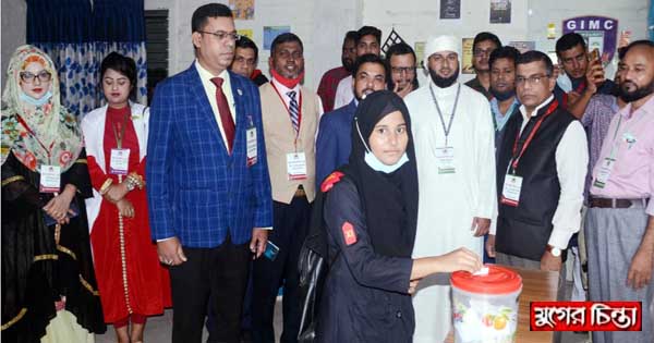 সিদ্ধিরগঞ্জে গিয়াসউদ্দিন ইসলামিক মডেল কলেজে স্টুডেন্ট কেবিনেট