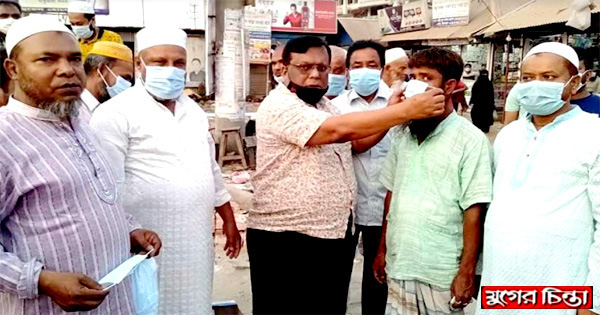 করোনা প্রতিরোধে আরজু ভূঁইয়া&rsquo;র মাস্ক বিতরণ
