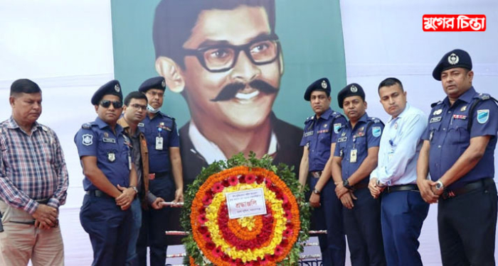 শেখ কামাল&rsquo;এর জন্মবার্ষিকীতে জেলা পুলিশের শ্রদ্ধাঞ্জলি